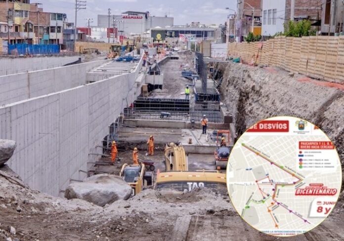 Arequipa Conoce El Plan De Desv Os Por Obras Del Intercambio Vial