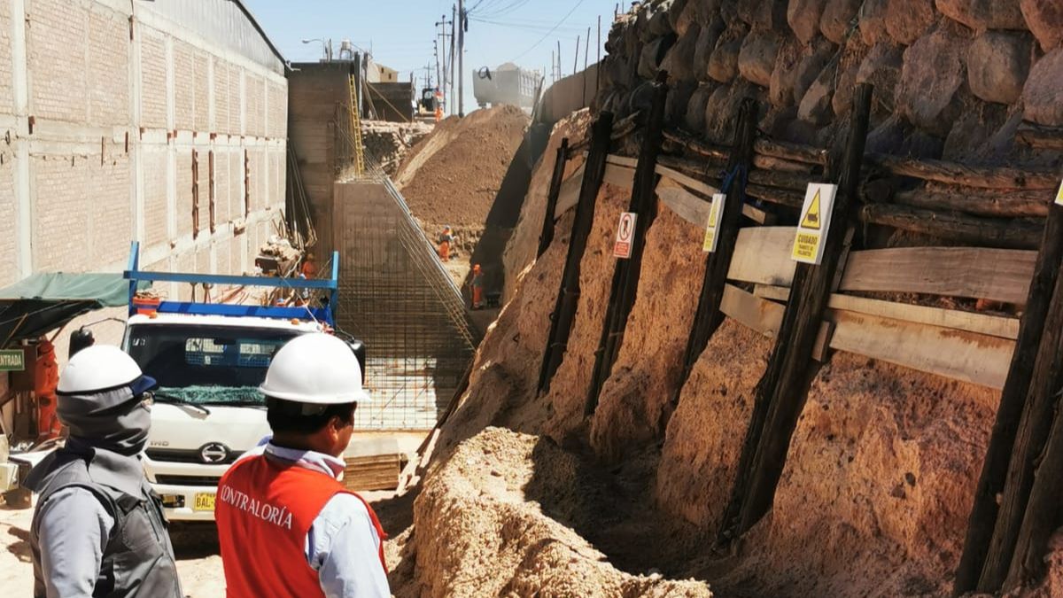 Arequipa Contraloría detecta deficiencias técnicas en obra vial del