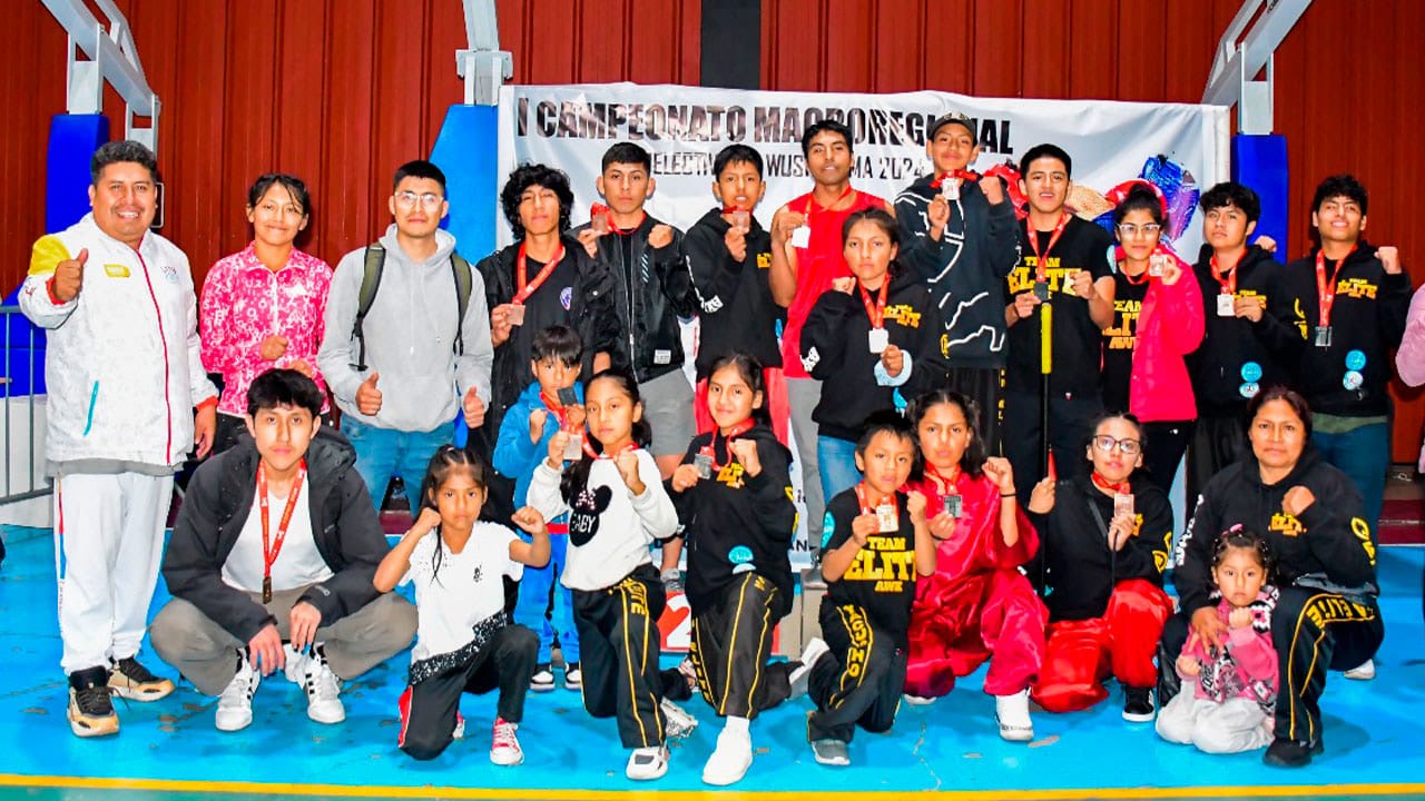 Wushu Selección de Ayacucho se prepara para conformar la selección