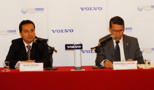 conferencia de prensa de VOLVO - arequipa