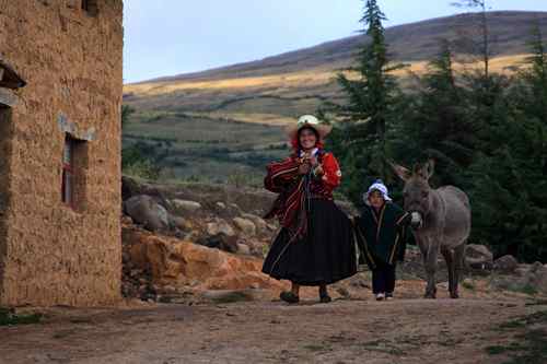 EN LOS ANDES. El 63% de las comunidades identificadas como indígenas son quechuas del norte y sur del Perú. Foto: Miguel Mejía.