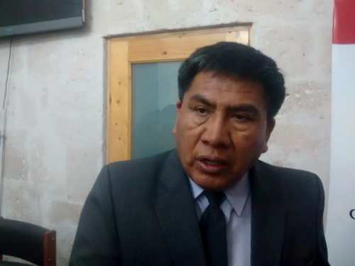 El subgerente de Comunidades Campesinas y Pueblos Originarios del Gobierno Regional de Arequipa (GRA), Julio Flores.