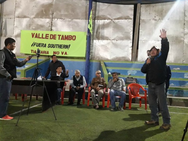 Tía María: agricultores del valle de Tambo dan ultimatum a gobernador Elmer Cáceres Llica