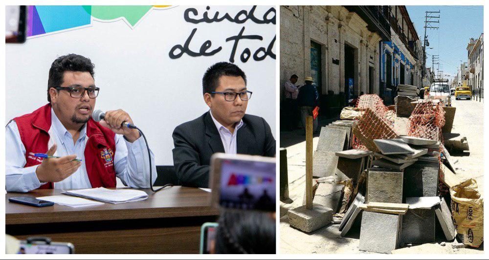 arequipa piedra laja inflada obra jerusalen san juan de dios municipalidad provincial
