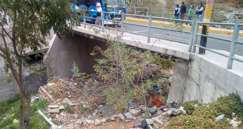 Arequipa torrenteras Miraflores contraloría lluvias 