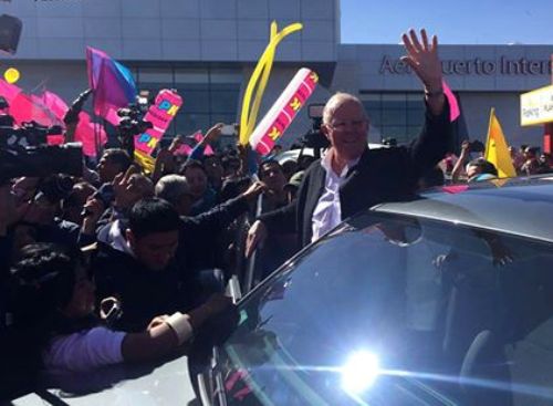 Pedro Pablo Kuzcynski llegó a Arequipa y prepara mitin de cierre de campaña