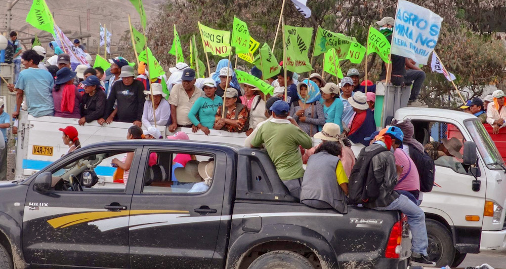 Tía María: gremios marcharán hasta Lima para hacer sentir su protesta contra proyecto minero