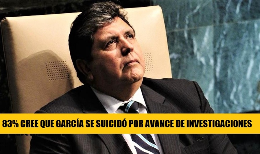 Alan García: De cómo un 83% de peruanos cree que suicidio fue por avance en investigaciones
