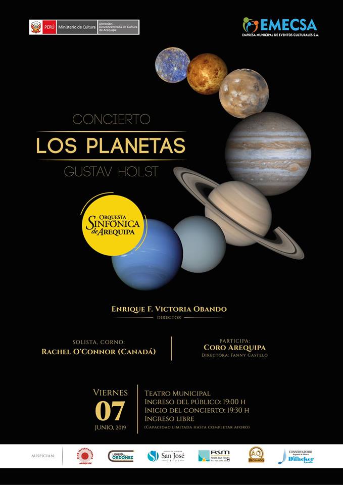 Los planetas de Gustav Holst: Concierto
