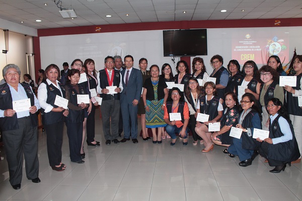 Se instaló Consejo Regional de la Mujer en Arequipa