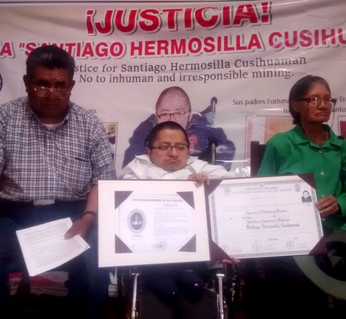VIDEO. Exigen a Southern Perú pensión vitalicia para su hijo con enfermedad de huesos de cristal