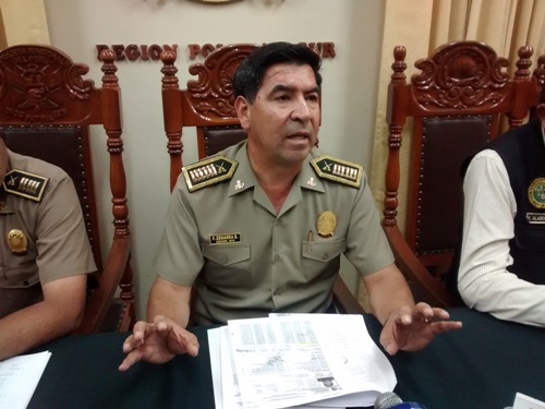 Policía investiga colombianos detenidos por presunta extorsión en Camaná