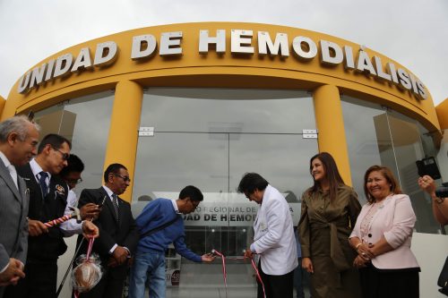 Inauguran nueva Unidad de Hemodiálisis en hospital Honorio Delgado