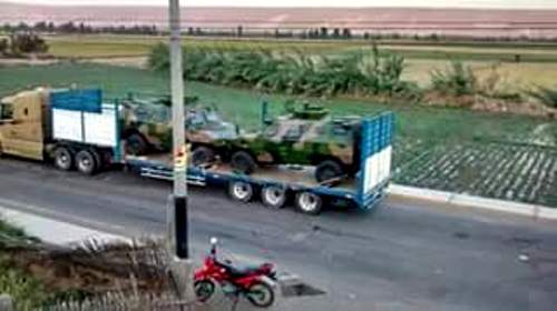 Camiones con tanquetas llegan al valle de Tambo