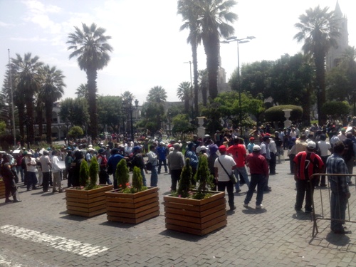 VIDEO. Dan inicio en la Plaza de Armas a marcha contra candidatura de Keiko Fujimori