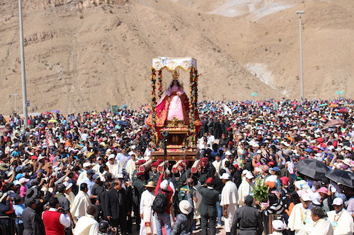 Miles de peregrinos asistieron al Santuario de Chapi por fiesta principal de la Virgen