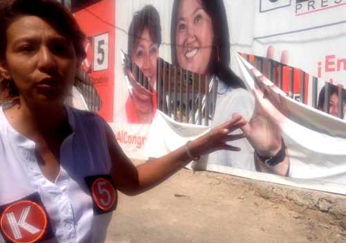 Atentan contra local de campaña de candidata al congreso de “Fuerza Popular”