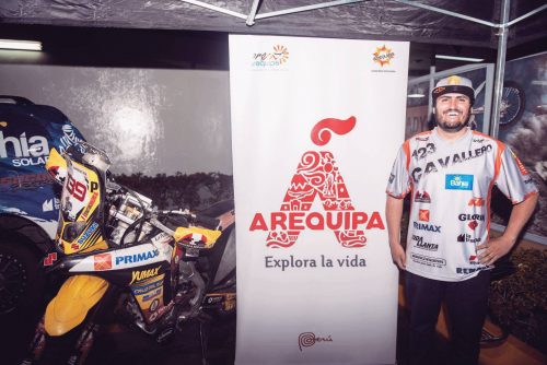 Sebastián Cavallero lleva la marca Arequipa en el Rally Dakar 2018 que llega esta semana