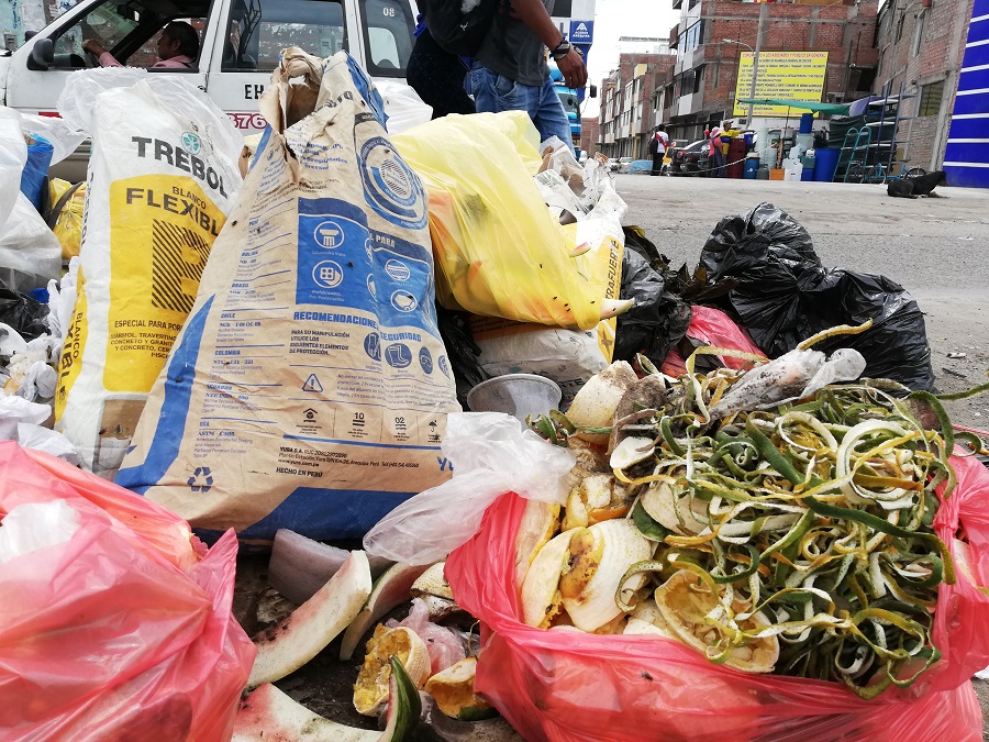 Más de 180 toneladas de basura son recogidas en el centro de Arequipa en Navidad