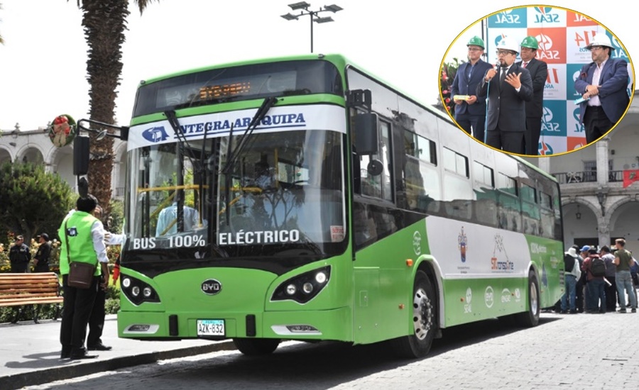 Arequipa: Bus eléctrico se une a flota del SIT para reducir contaminación
