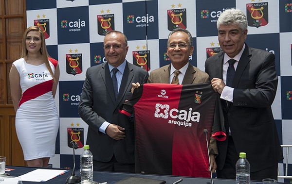 Club FBC Melgar será patrocinado por la Caja Arequipa el 2019