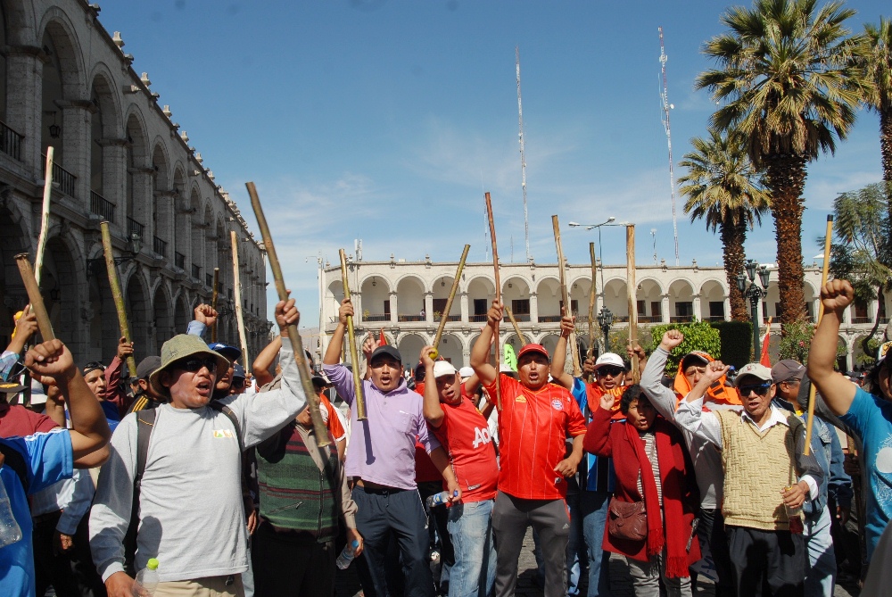 Tía María: obreros se suman a la protesta del miércoles en contra del proyecto minero