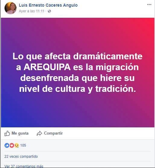 Polémica por expresiones de racismo expresado por excandidato a alcaldía