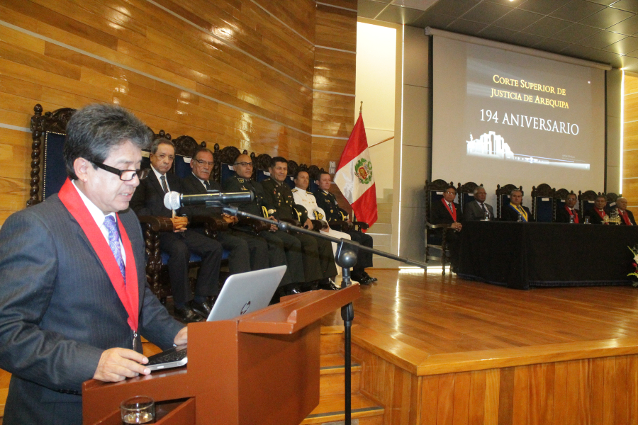Corte de Justicia de Arequipa con sobrecarga procesal