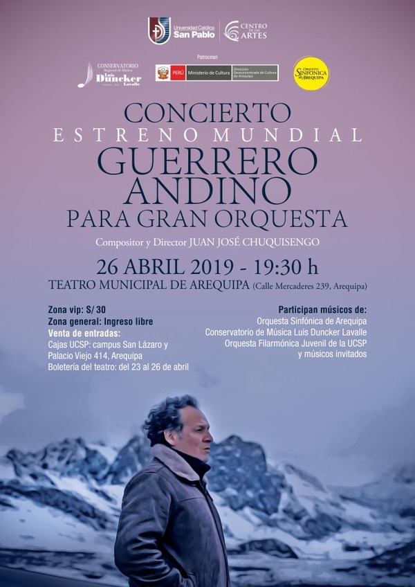 «Guerrero Andino» concierto de Juan José Chuquisengo
