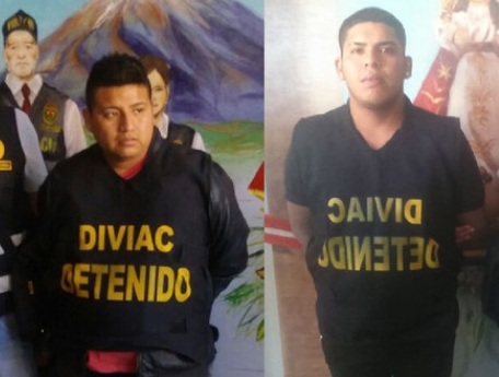 Arequipa: Policía detiene a dos presuntos ‘marcas’ en puerta de hotel