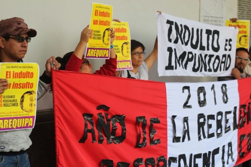 Colectivos civiles marcharán este 11 de enero en contra del indulto a Fujimori