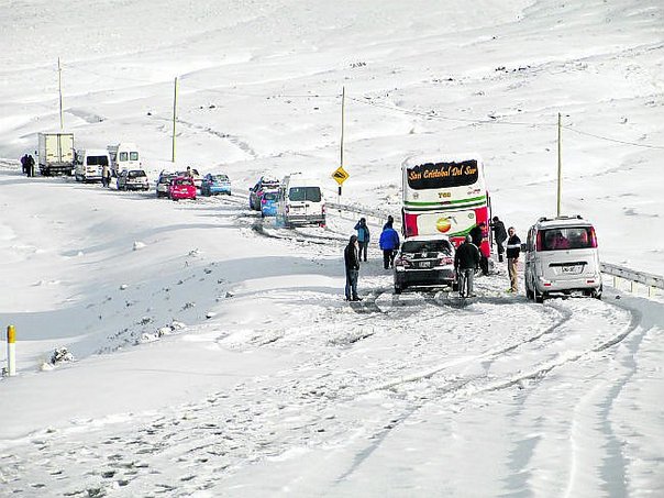 Arequipa: Senamhi pronostica lluvias y nevadas hasta el miércoles
