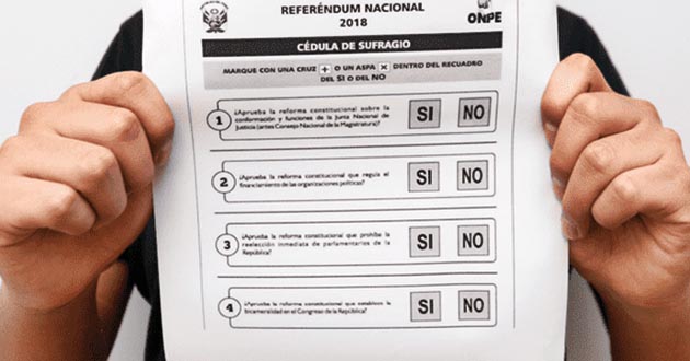 Referéndum 2018: ¿Sabes qué se votará este domingo y sus consecuencias? (video)