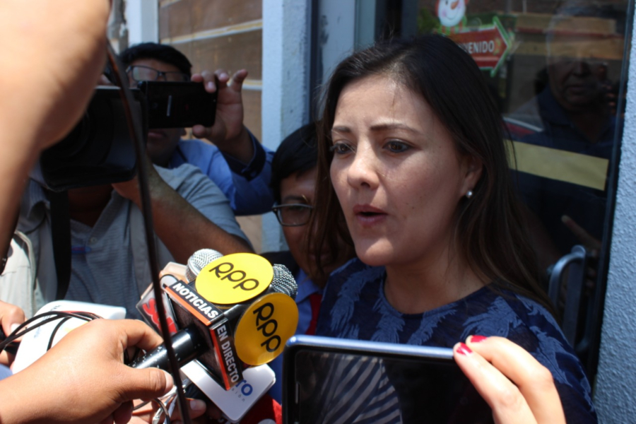 Yamila Osorio declaró ante fiscal por presunto cobro de cupos en Transportes