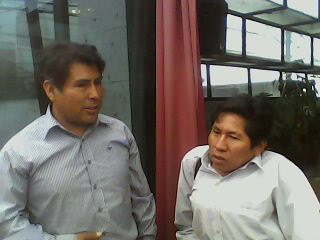 Representantes de Inmomer, Juan Francisco Roque y Belisario Saravia.