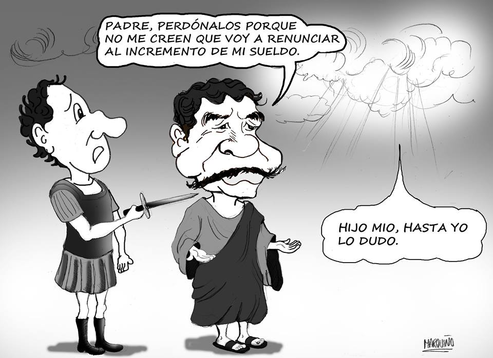caricatura de Alfredo Zegarra