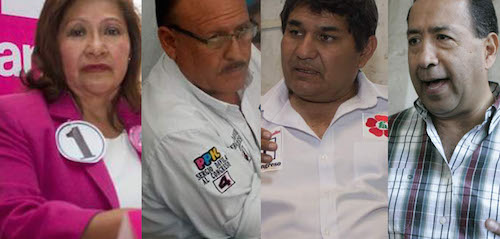 Congresistas electos, Choquehuanca, Vizcarra, Zeballos y Román