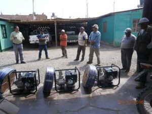 Inician instalación 11 motobombas para mitigar déficit hídrico en Caravelí y dos en Tambo