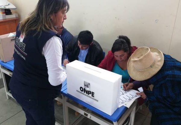 elecciones ONPE Arequipa