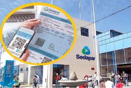 SEDAPAR implementa Código QR para pagar el agua con una tarjeta VISA
