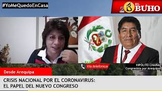 Congresista Hipólito Chaiña y periodista boliviana en Entrevistas en Cuarentena