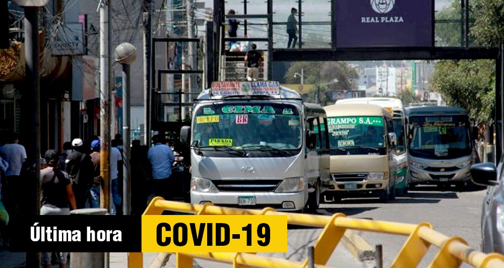 Arequipa: termina sin acuerdos la reunión sobre la reanudación del transporte