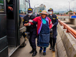 Arequipa ambulantes transeúntes detenidos