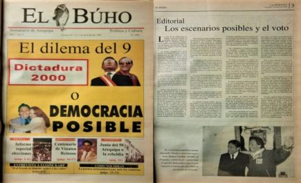 #Hace20Años El dilema del 9: Dictadura 2000 vs democracia posible