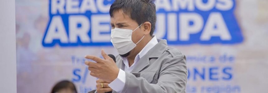 gobernador de arequipa elmer cáceres llica cuarentena
