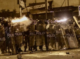 policías represión policial arequipa protestas ciudadanas
