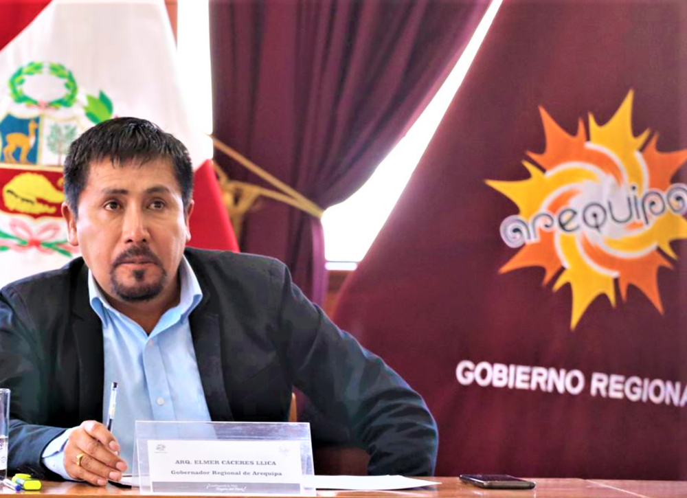 Gobernador de Arequipa Cáceres Llica