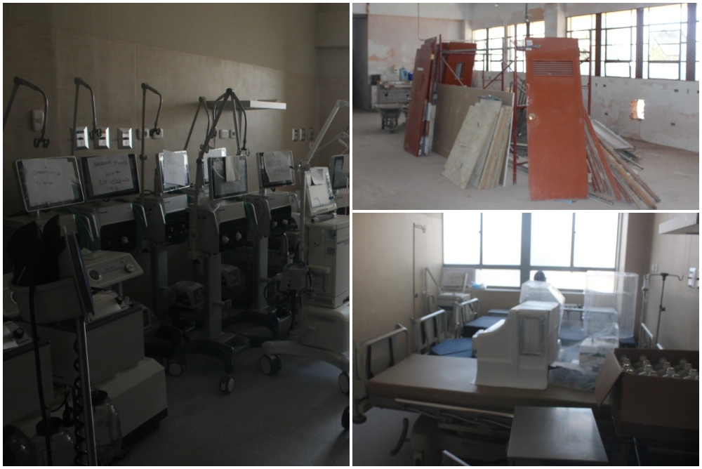 Equipos y materiales se encuentran almacenados en el hospital covid Arequipa
