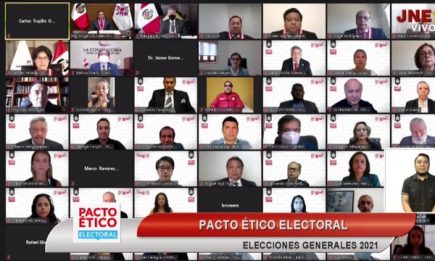 Elecciones 2021: Unión por el Perú, Renovación Popular, Perú Libre y Apra no firmaron Pacto