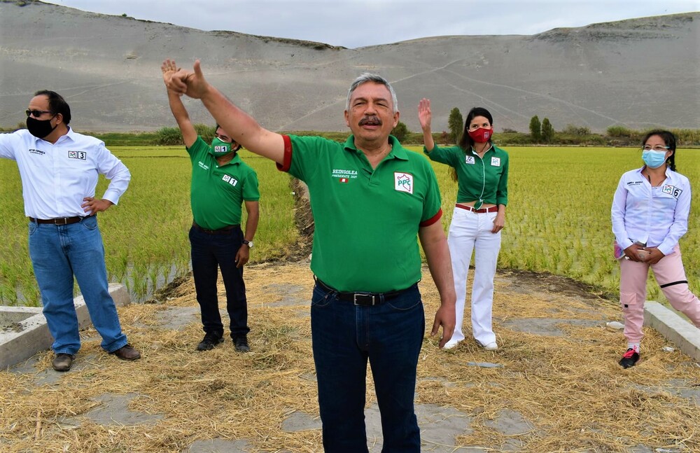 Candidato para Elecciones 2021, Alberto Beingolea a favor de Tía María (Southern Perú) en Arequipa.
